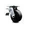 Service Caster 5 Inch Polyolefin Swivel Caster with Roller Bearing and Total Lock Brake SCC SCC-TTL30S520-POR - alternate 1
